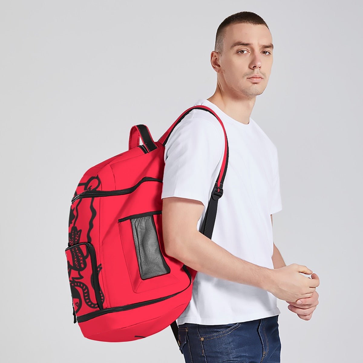Banksie - Rat Queen Logo Large Travel Backpack - dragqueenmerch