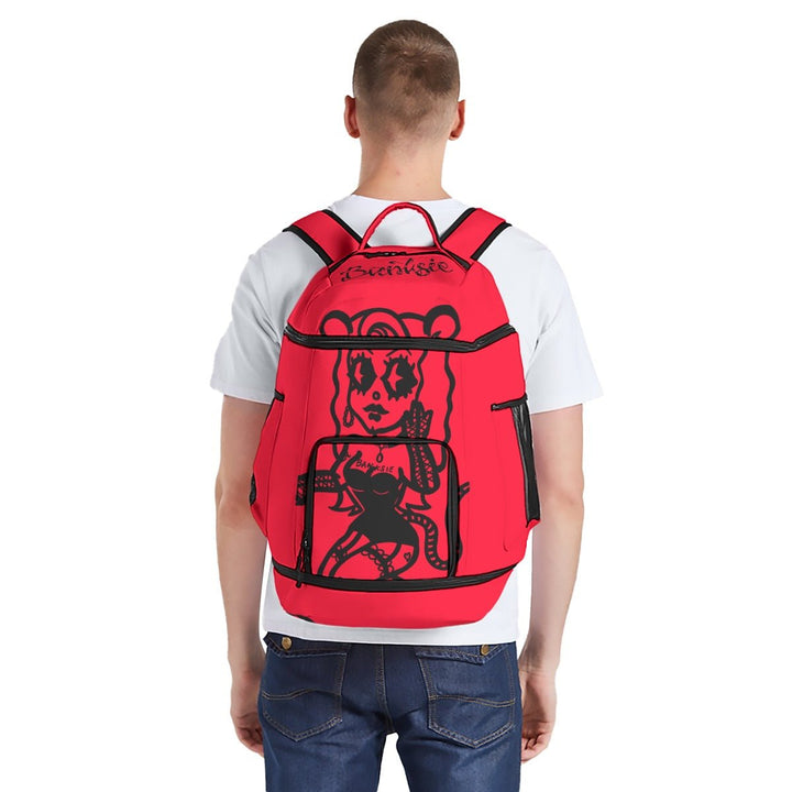 Banksie - Rat Queen Logo Large Travel Backpack - dragqueenmerch