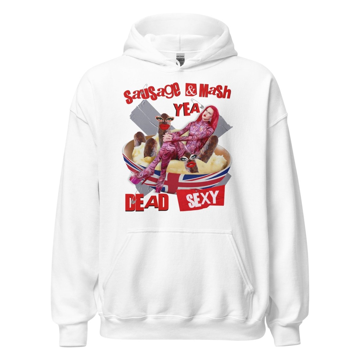 Banksie - Sausage & Mash Dead Sexy Hoodie - dragqueenmerch