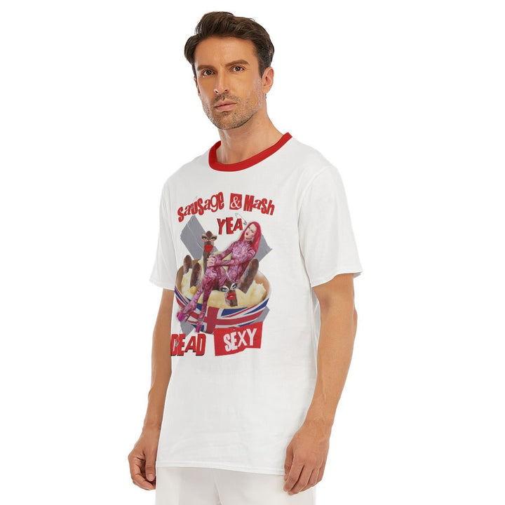 Banksie - Sausage & Mash Dead Sexy Ringer T-Shirt - dragqueenmerch