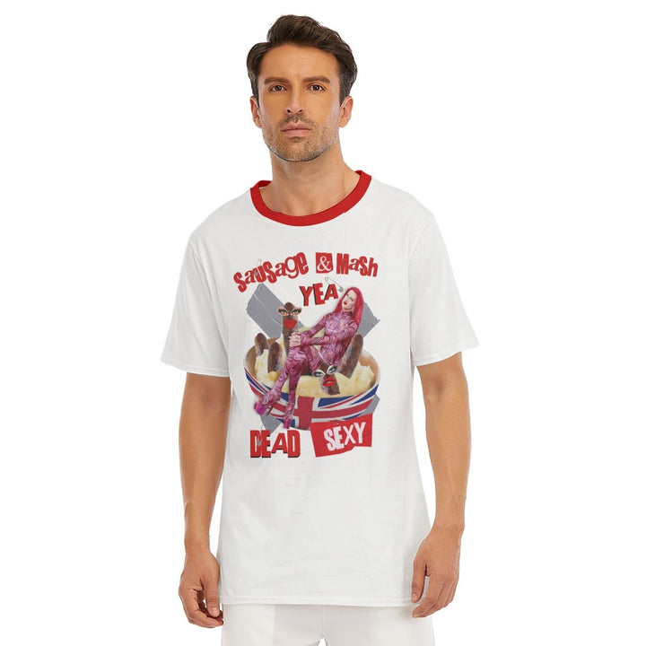 Banksie - Sausage & Mash Dead Sexy Ringer T-Shirt - dragqueenmerch