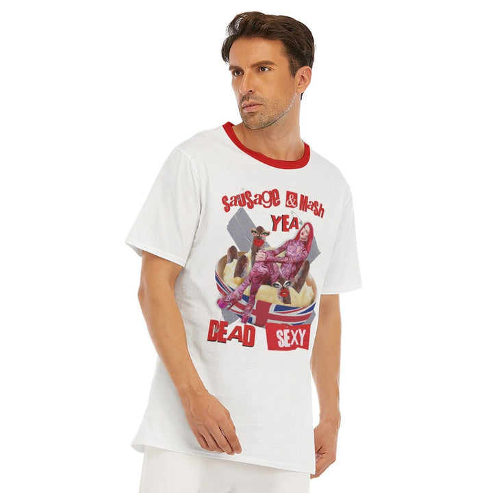 Banksie - Sausage & Mash Dead Sexy Ringer T-Shirt - dragqueenmerch