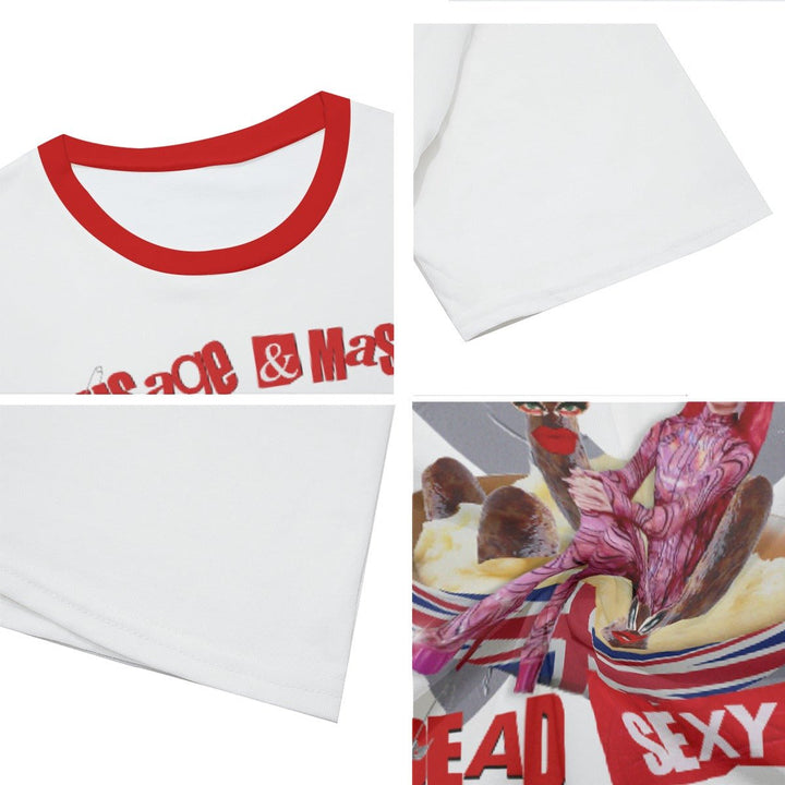 Banksie - Sausage & Mash Dead Sexy Ringer T-Shirt - dragqueenmerch