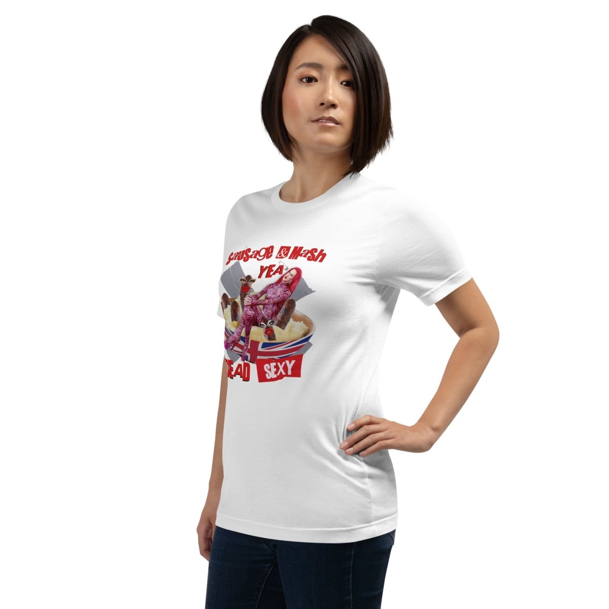 Banksie - Sausage & Mash Dead Sexy T-shirt - dragqueenmerch