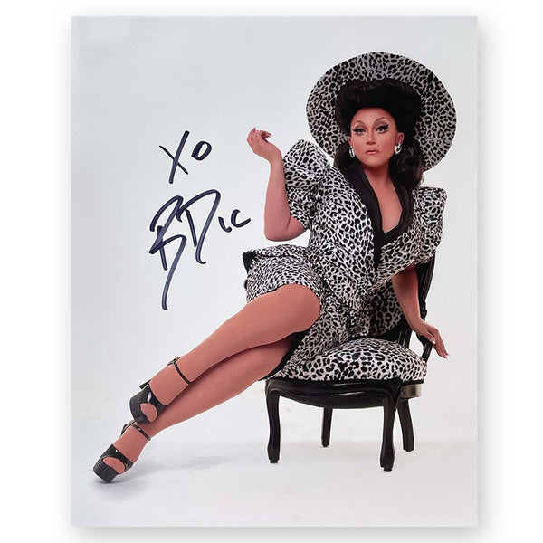Bendelacreme "Leopard Chair" 8 x 10 Hand Signed Print - dragqueenmerch