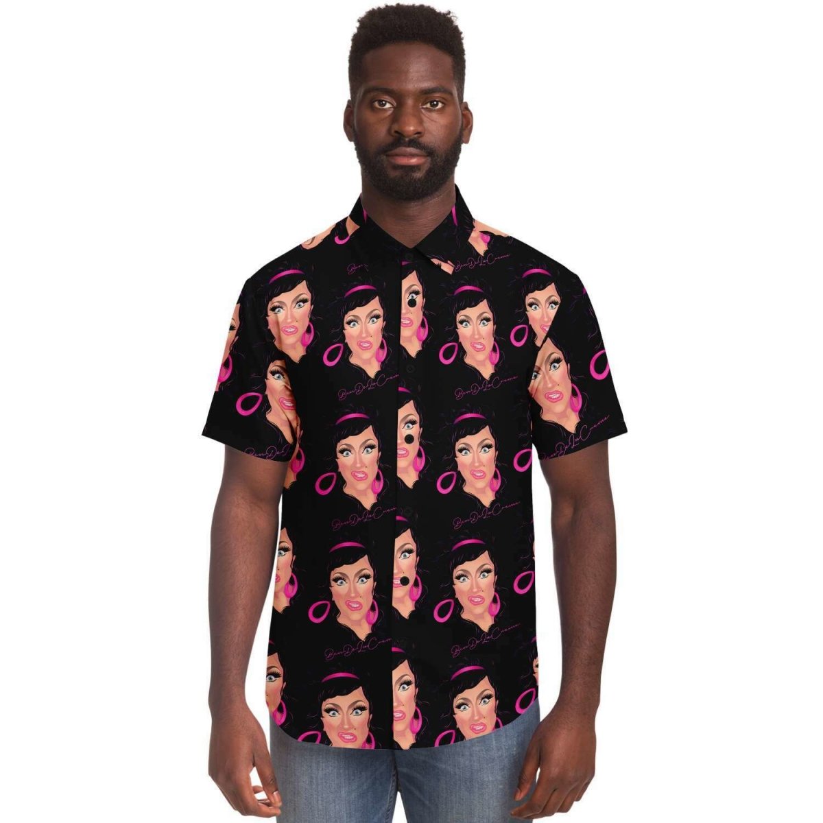 Bendelacreme Pattern Camp Shirt - dragqueenmerch