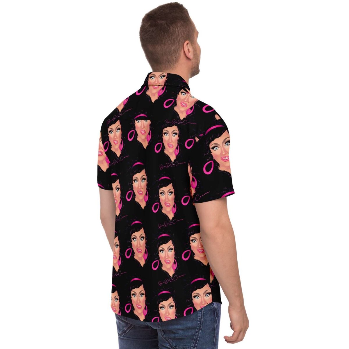Bendelacreme Pattern Camp Shirt - dragqueenmerch