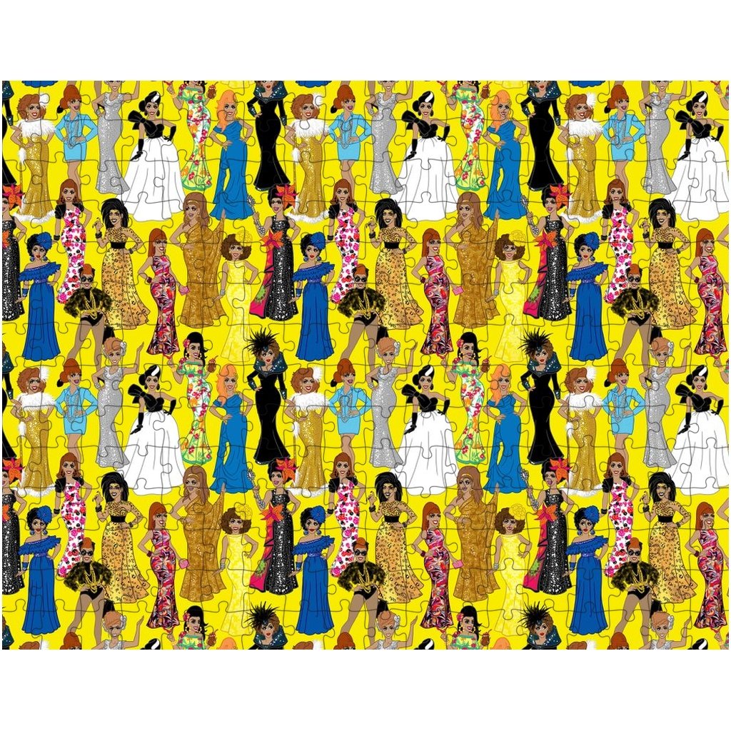 Bianca Del Rio - Bianca Collage Jigsaw Puzzle - dragqueenmerch