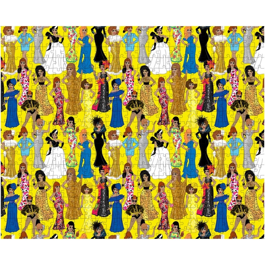 Bianca Del Rio - Bianca Collage Jigsaw Puzzle - dragqueenmerch