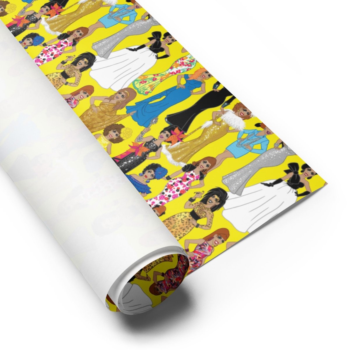 Bianca Del Rio - Collage Wrapping paper sheets - dragqueenmerch