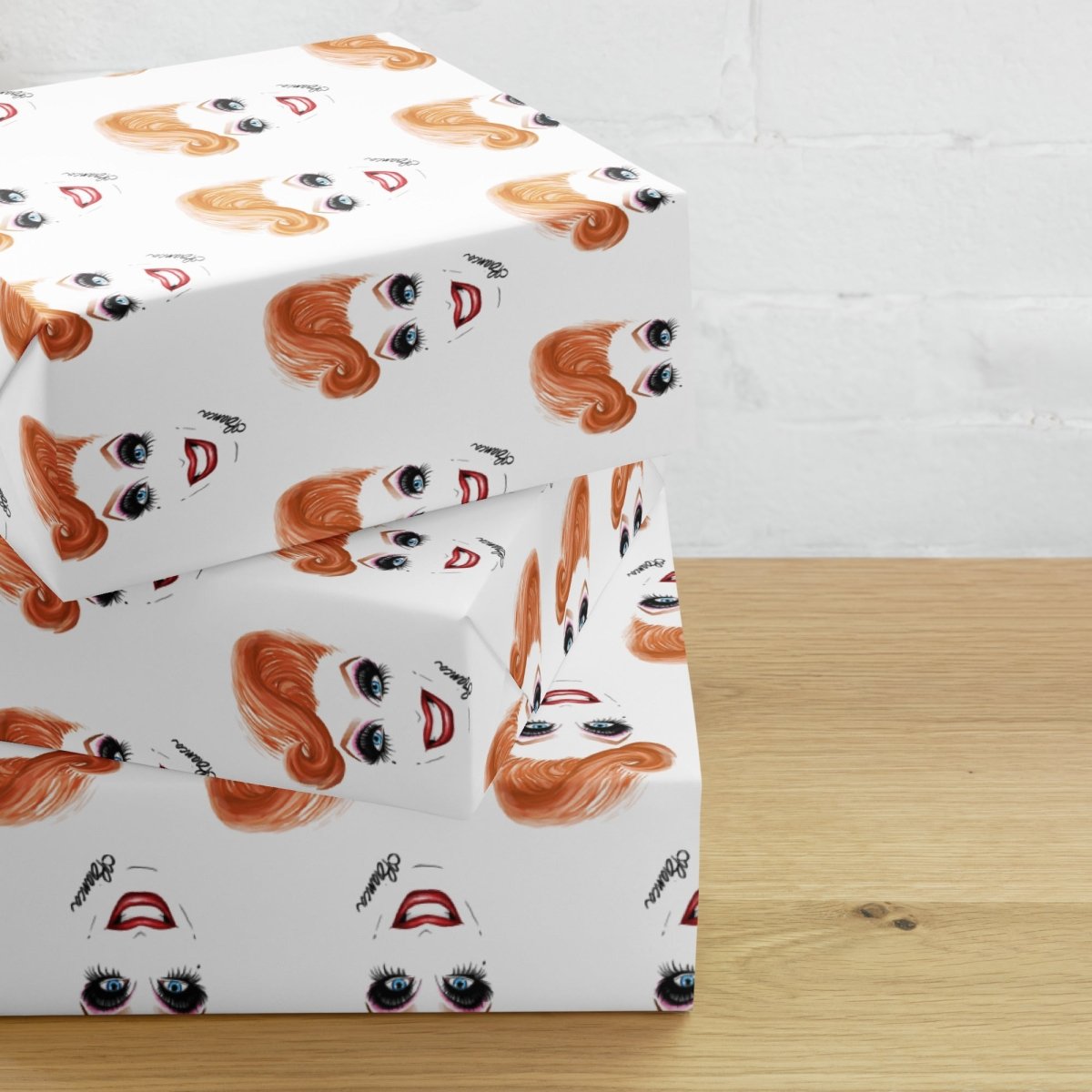 Bianca Del Rio - Signature Wrapping paper sheets - dragqueenmerch