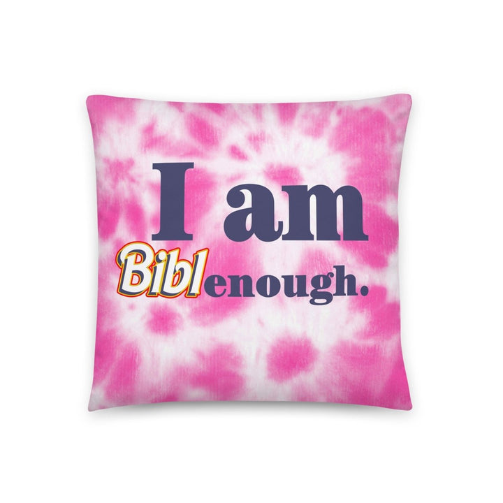 BibleGirl - Bible Enough Throw Pillow - dragqueenmerch