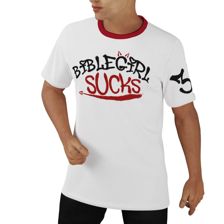 BibleGirl - BibleGirl Sucks All Over Print T-Shirt - dragqueenmerch