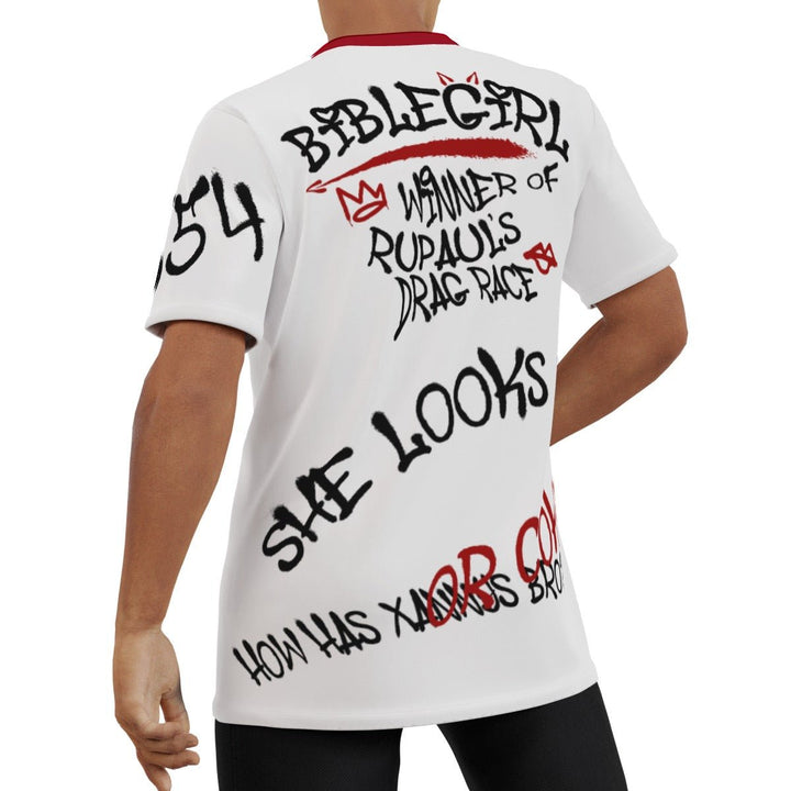 BibleGirl - BibleGirl Sucks All Over Print T-Shirt - dragqueenmerch
