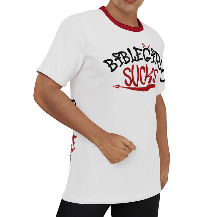 BibleGirl - BibleGirl Sucks All Over Print T-Shirt - dragqueenmerch