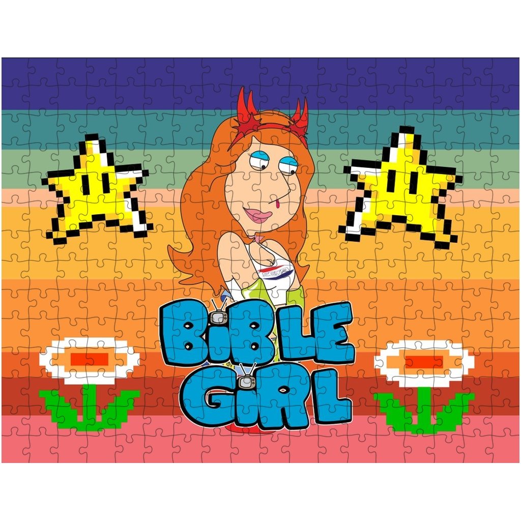BibleGirl - Biblelois Jigsaw Puzzle - dragqueenmerch