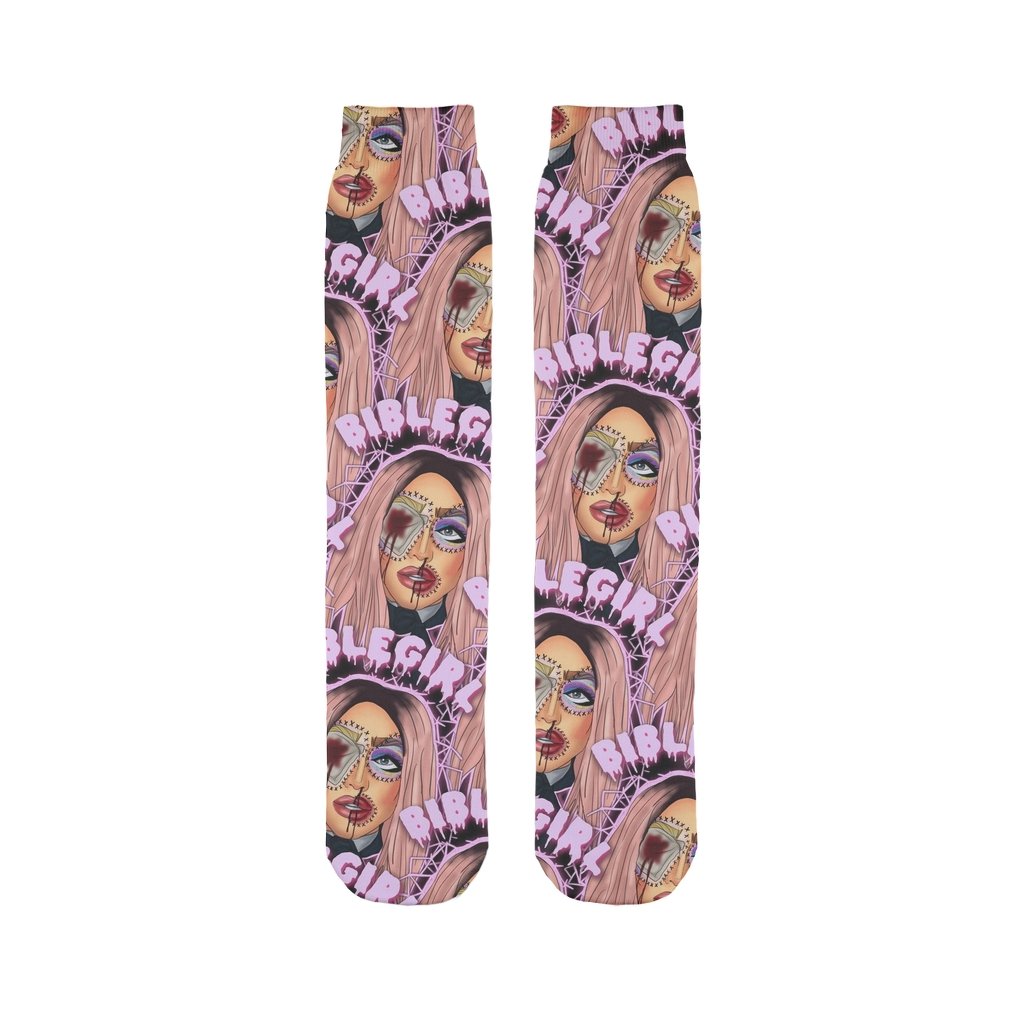 BibleGirl Eyebola Tube Sock - dragqueenmerch