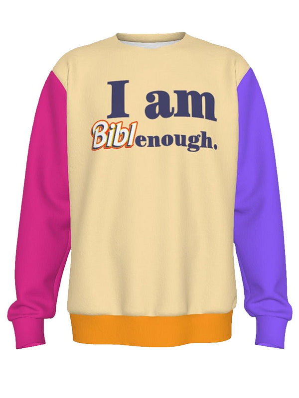 BIbleGirl - I am Biblenough Crewneck Sweatshirt - dragqueenmerch