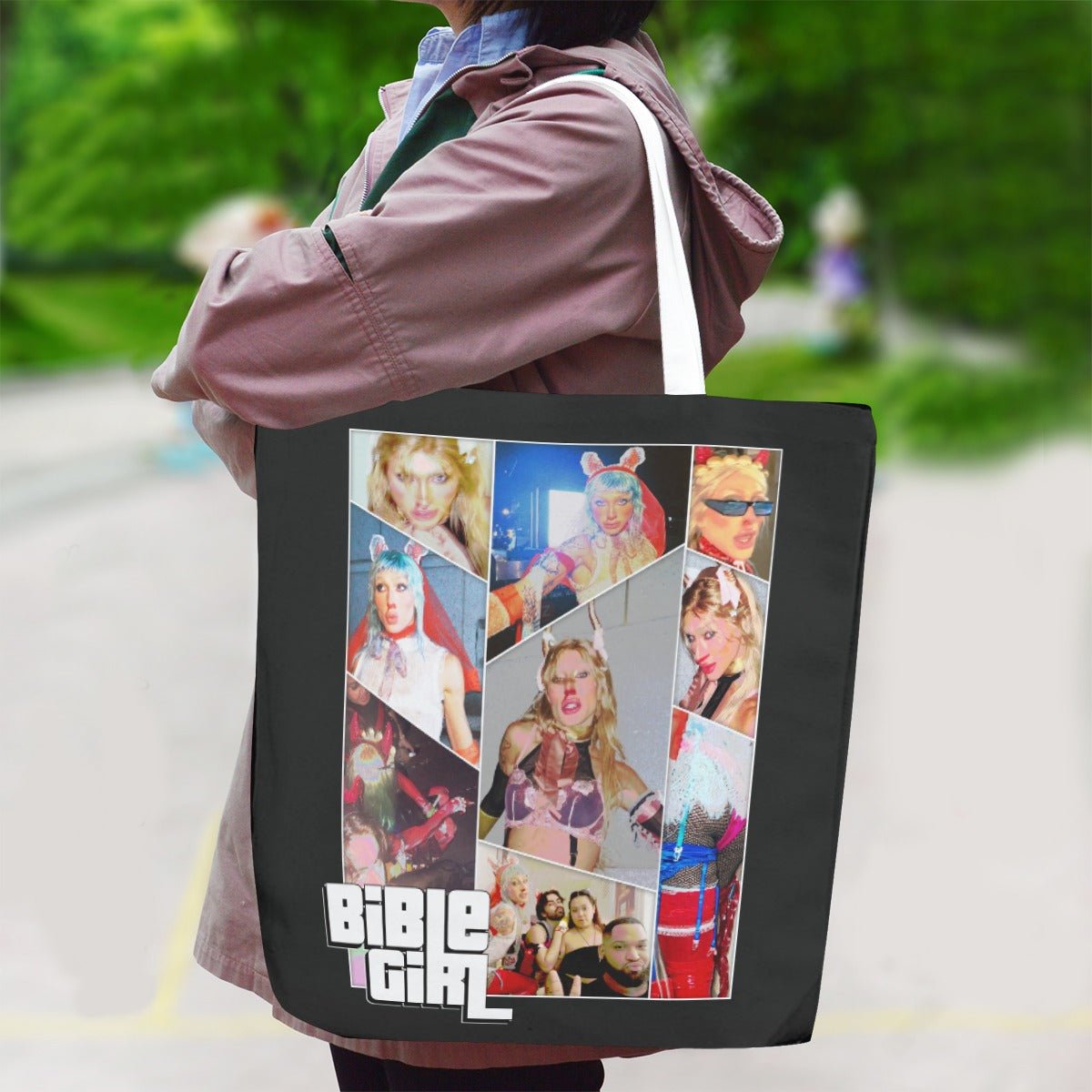 BibleGirl - Liberty City Jumbo Tote Bag - dragqueenmerch