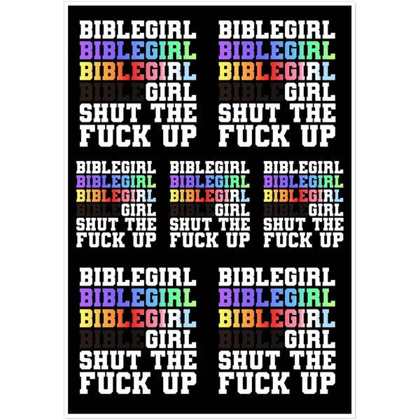 BibleGirl - Pride 2023 Sticker Sheet - dragqueenmerch