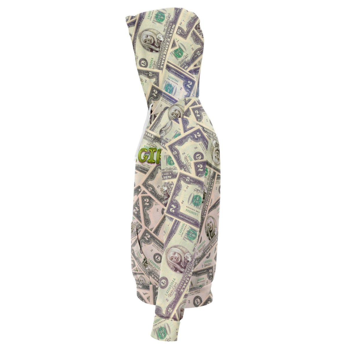 BIBLEGIRL "SHE LOOKS 2 DOLLAR" ALL OVER HOODIE - dragqueenmerch