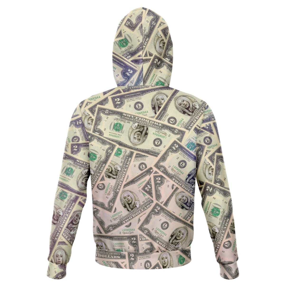 BIBLEGIRL "SHE LOOKS 2 DOLLAR" ALL OVER HOODIE - dragqueenmerch