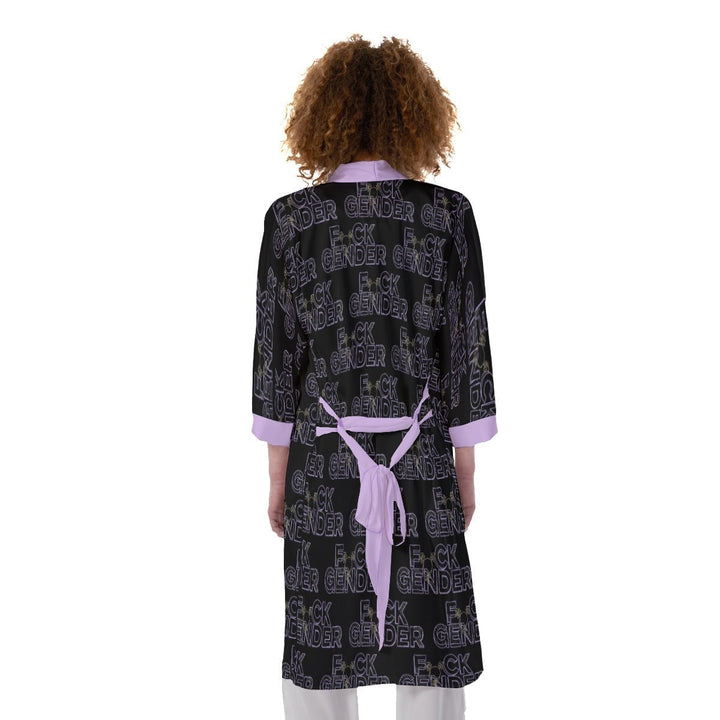 Binge - F*ck Gender Satin Kimono Robe - dragqueenmerch