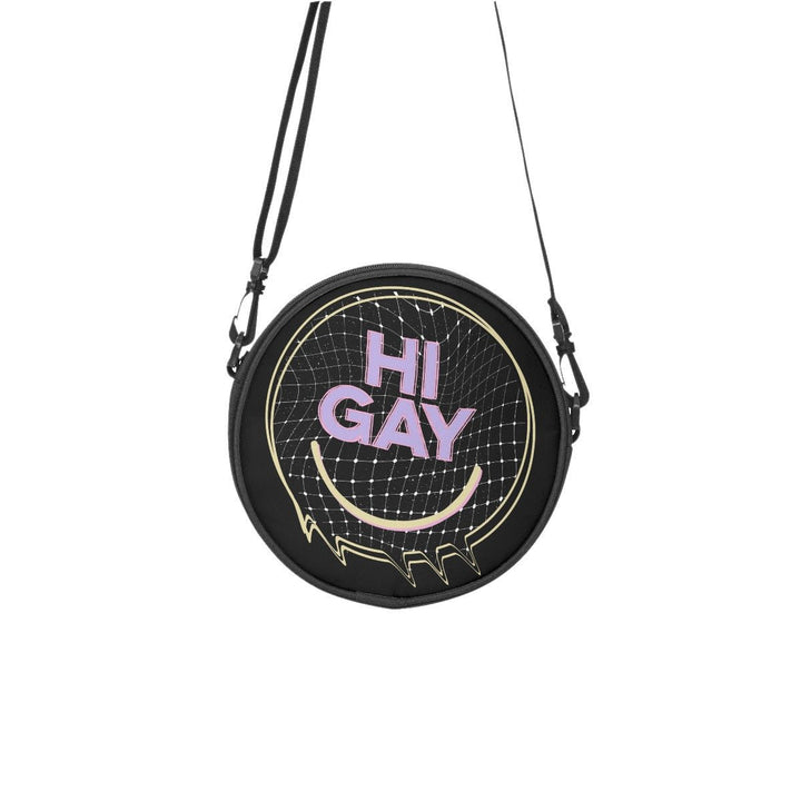 Binge - Hi Gay Round Satchel Bag - dragqueenmerch