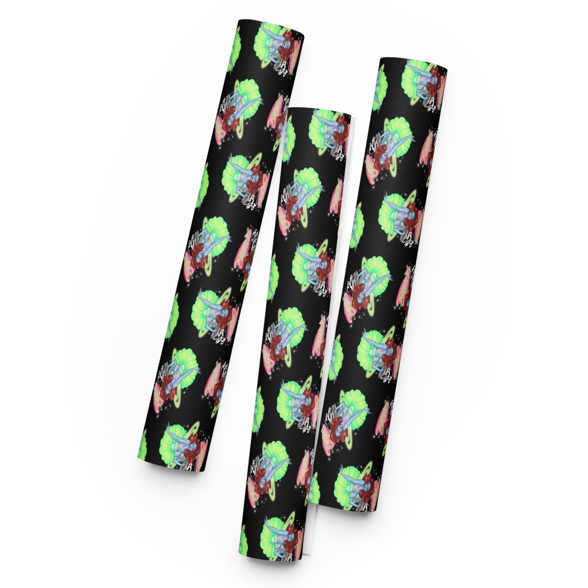 Biqtch Puddin - Alien Wrapping paper sheets - dragqueenmerch