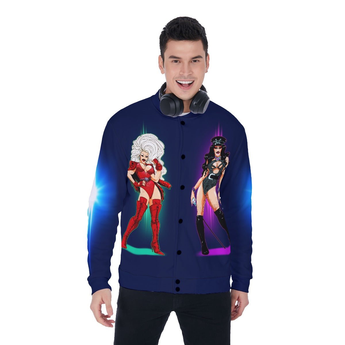 Biqtch Puddin - Choose Your Fighter - Baseball Jacket - dragqueenmerch