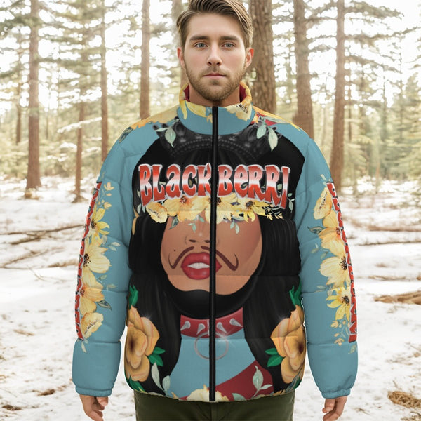 Blackberri - Mama Swan Stand-up Collar Down Jacket - dragqueenmerch