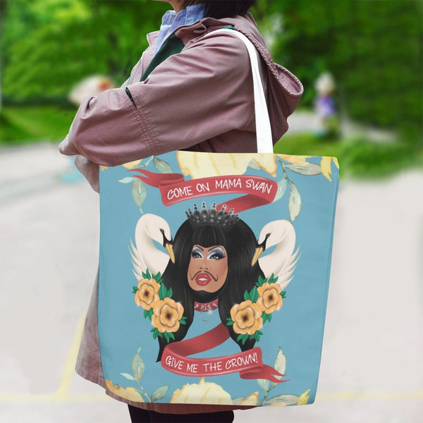 Blackberri - Mama Swan Tote Bag - dragqueenmerch