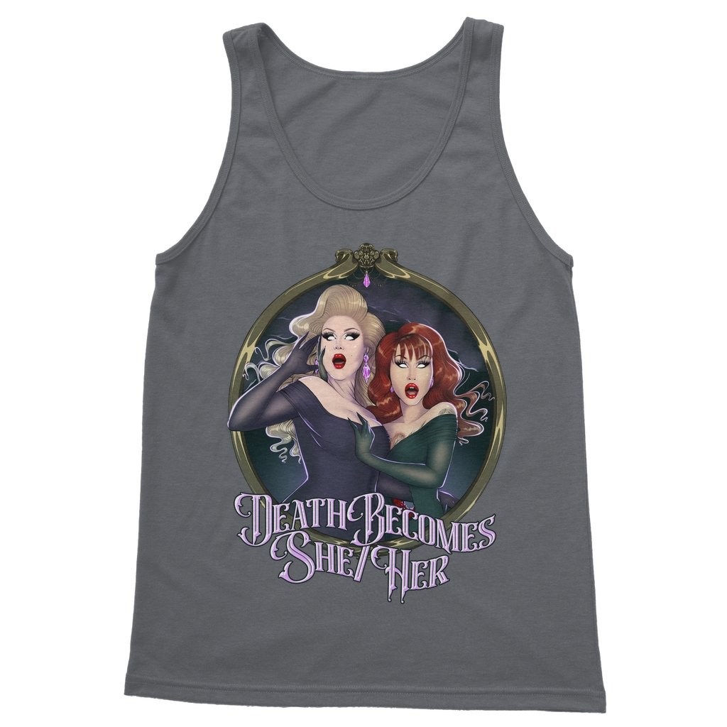 BOA - DEATH BECOMES SHE/HER TANK TOP - dragqueenmerch
