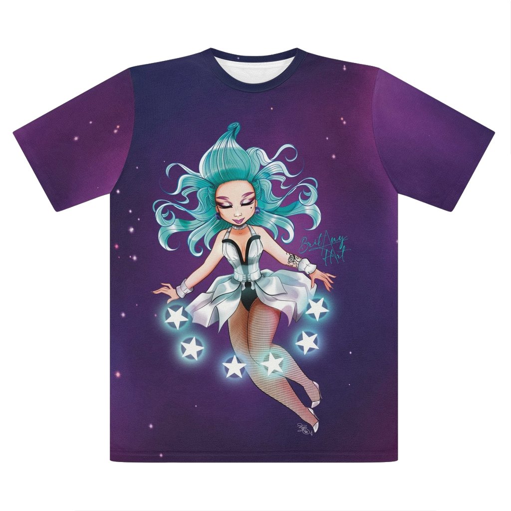 Britany Hart - Pixie Dust All Over Print T-Shirt - dragqueenmerch
