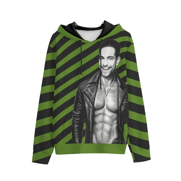 Bruno (Pit Crew) - Abs Hoodie (Green) - dragqueenmerch