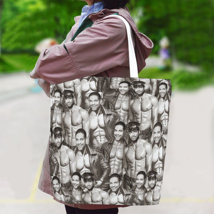 Bruno (Pit Crew) - Beefcake Jumbo Tote Bag - dragqueenmerch