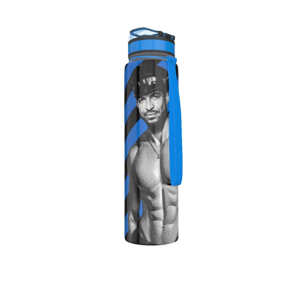 Bruno (Pit Crew) - Leather Daddy Water Bottle - dragqueenmerch