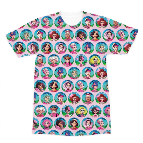 CAMP WANNAKIKI "CAMPERS" ALL OVER PRINT T-SHIRT - dragqueenmerch