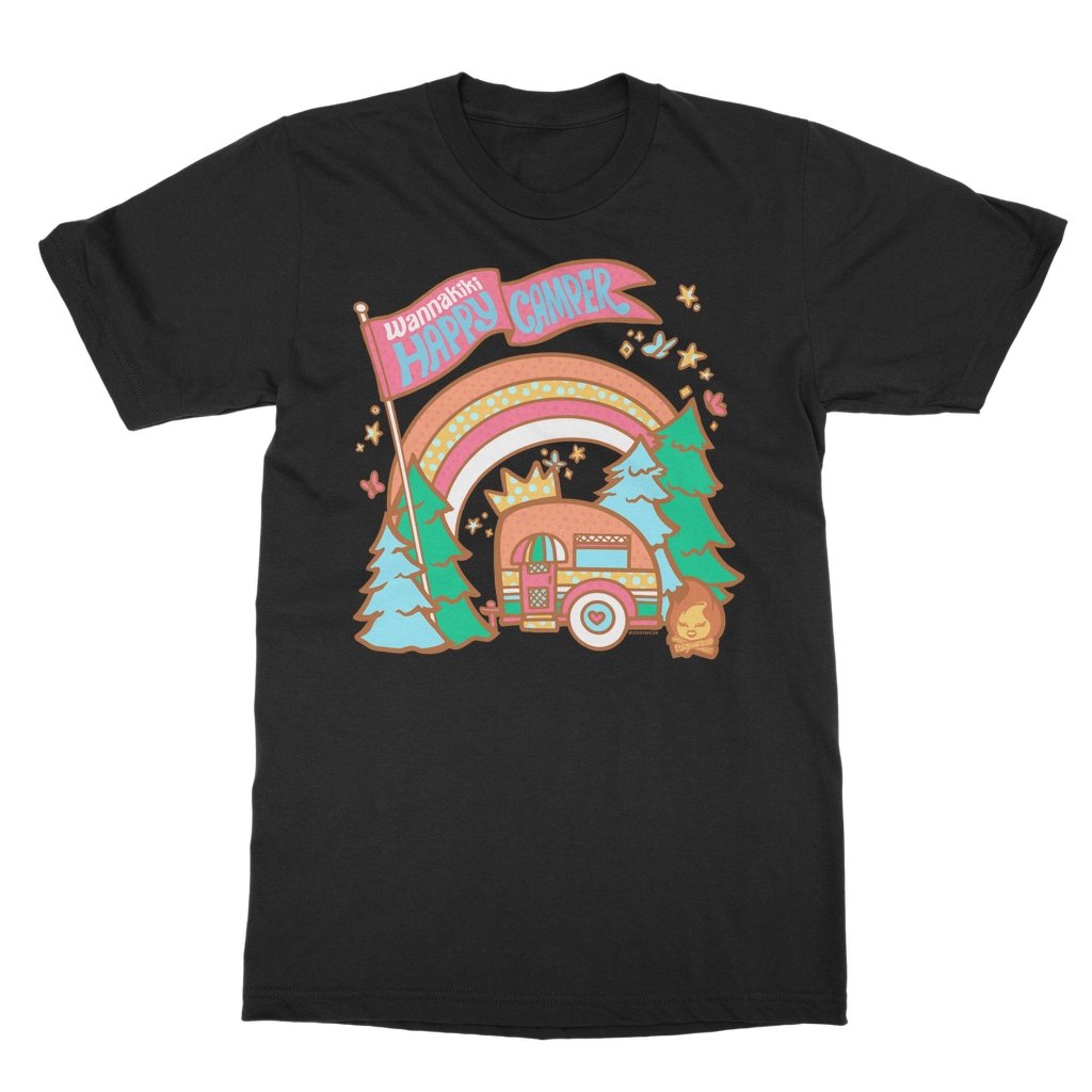 Camp Wannakiki - Happy Camper flashback T-Shirt - dragqueenmerch