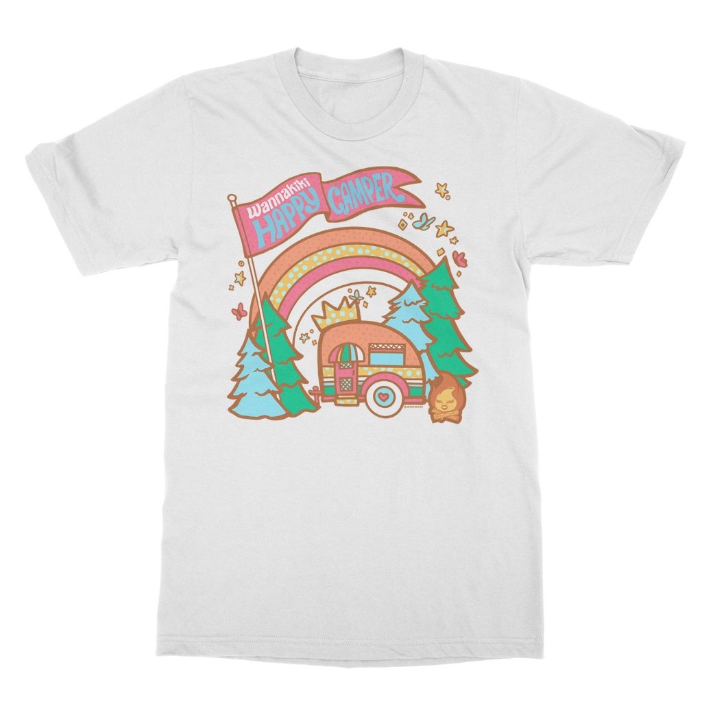 Camp Wannakiki - Happy Camper flashback T-Shirt - dragqueenmerch