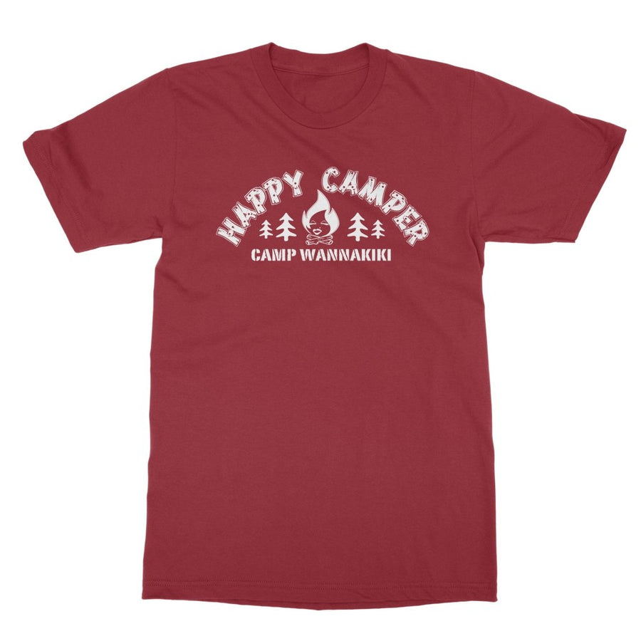 Camp Wannakiki - Happy Camper Logo T-Shirt