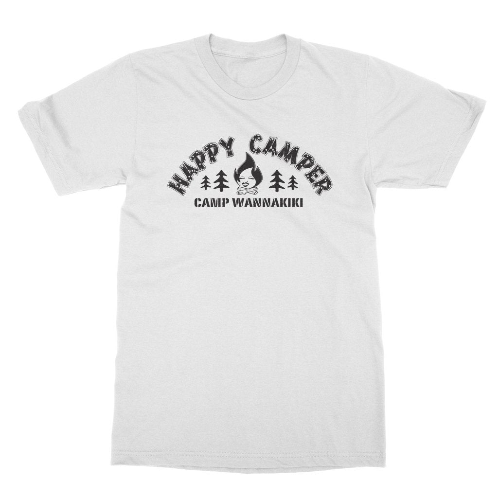 Camp Wannakiki - HappyCamper Logo T-Shirt - dragqueenmerch