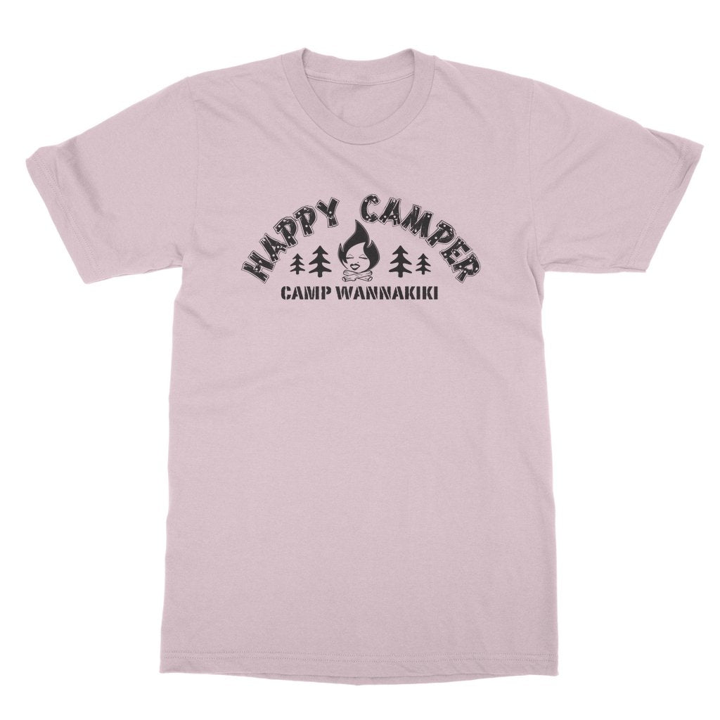Camp Wannakiki - HappyCamper Logo T-Shirt - dragqueenmerch