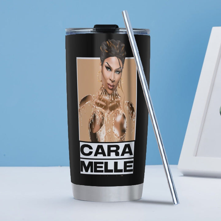 Cara Melle - Golden Girl Tumbler 20oz (with Straw) - dragqueenmerch