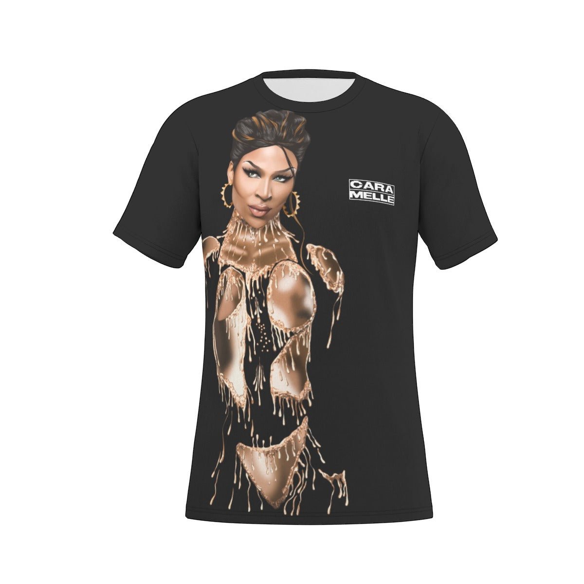Cara Melle - No Crumbs Left All Over Print T-Shirt - dragqueenmerch