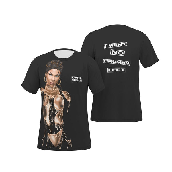 Cara Melle - No Crumbs Left All Over Print T-Shirt - dragqueenmerch