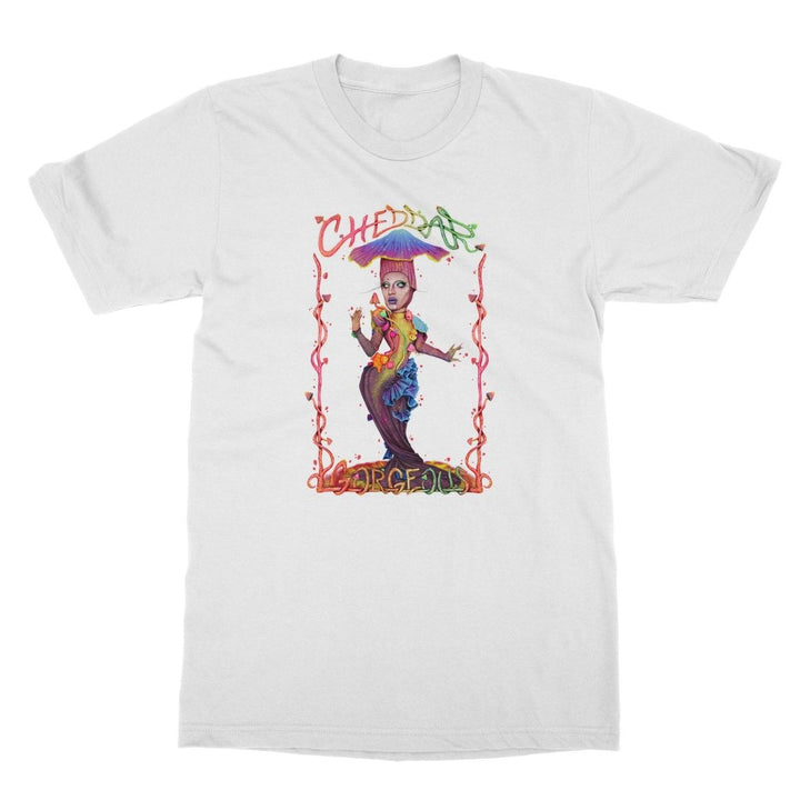 Cheddar Gorgeous - Mother Mushroom T-Shirt - dragqueenmerch