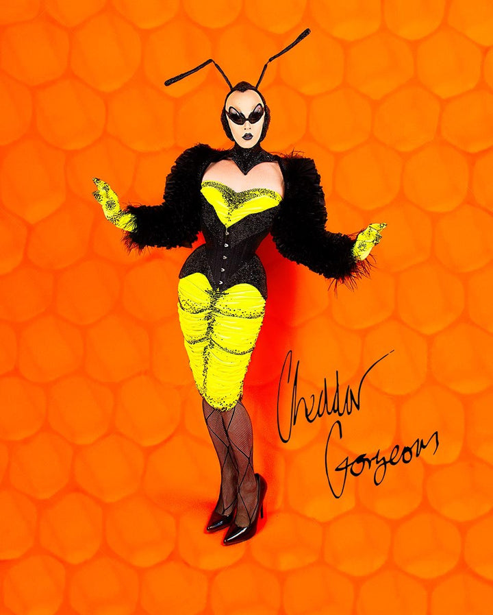 Cheddar Gorgeous - MTQ BEE Signed Print Bee Print - dragqueenmerch