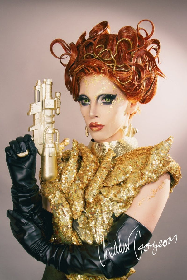 Cheddar Gorgeous - RPDR UK Ep 3 Golden Tyranny Signed Print - dragqueenmerch