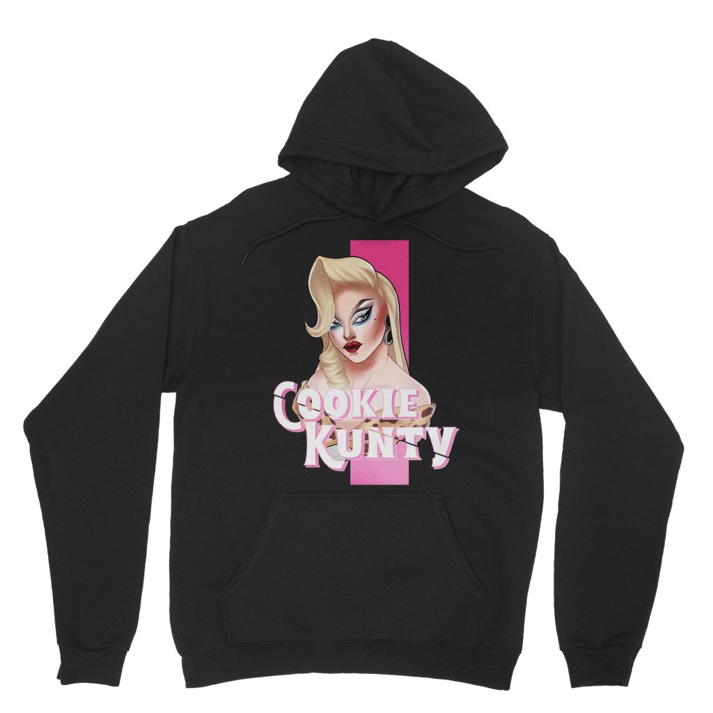 Cookie Kunty.- Glitchy Logo Hoodie - dragqueenmerch
